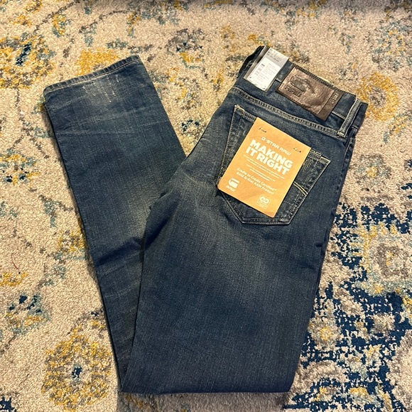 G-STAR RAW Men’s Faded Ripped Jeans - Picture 1 of 9